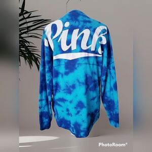 Victoria's Secret Pink tie dye campus crew